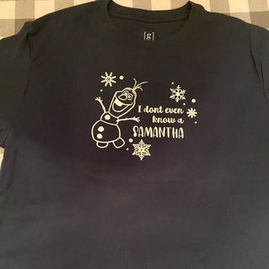 NWOT Frozen Two Olaf Tshirt!
